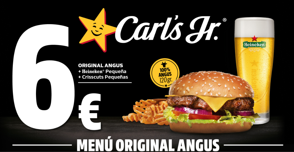 promoción menú original Angus por 6 euros